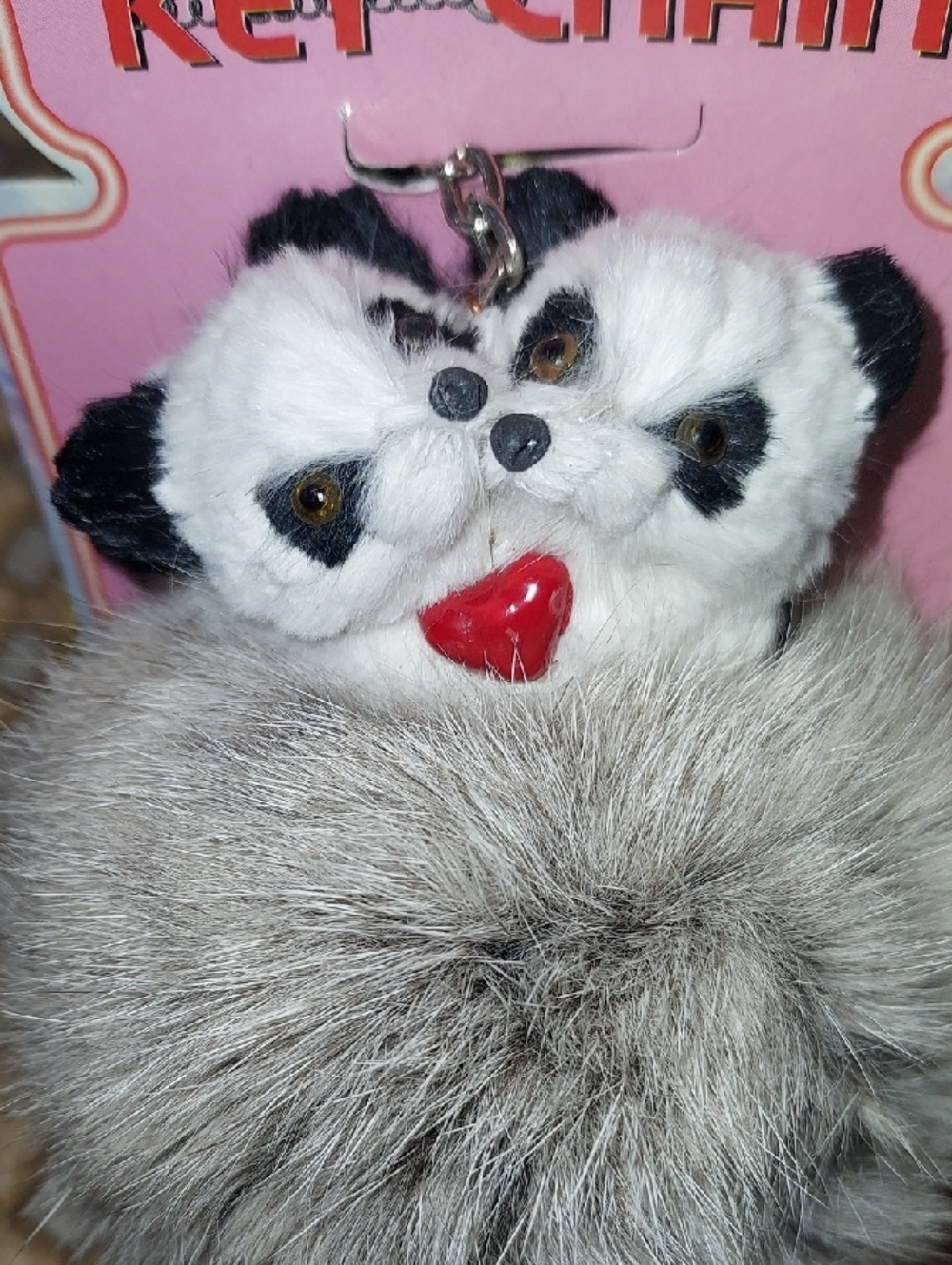 Novelty Inc. Fur Key Chain - Picture 1 of 6
